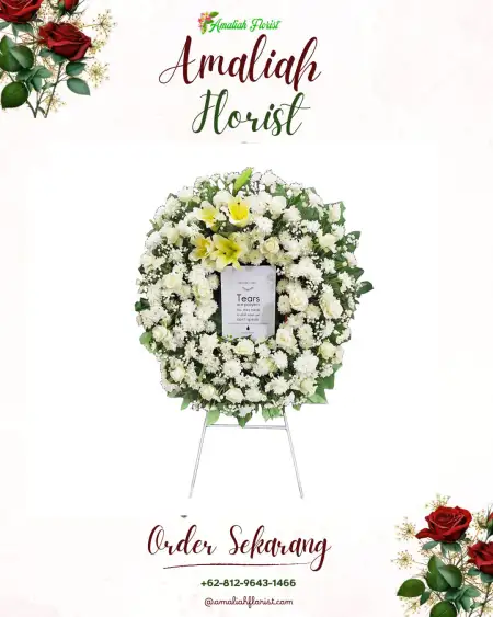 Krans Bunga Duka Mantuil